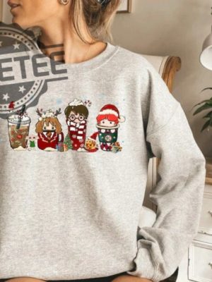 Magic Harry Coffee Latte Christmas Sweatshirt Unique revetee 5