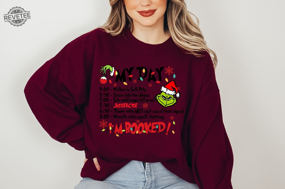 Grinch discount schedule hoodie