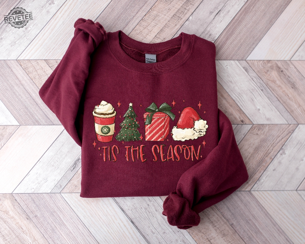 Tis The Season Sweatshirt Christmas Tis The Season Sweatshirt Merry Christmas Sweatshirt Christmas Sweatshirt Cute Winter Sweatshirt