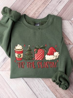 Tis The Season Sweatshirt Christmas Tis The Season Sweatshirt Merry Christmas Sweatshirt Christmas Sweatshirt Cute Winter Sweatshirt revetee 4