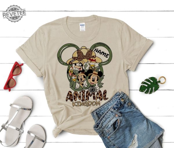 Disney Animal Kingdom Shirts Animal Kingdom Custom Name Shirts Animal Kingdom Family Matching Shirts Disney Trip Matching Tees revetee 1