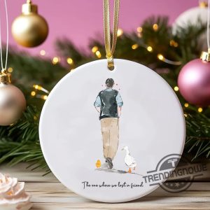 Matthew Perry Ornament The One Where We Lost A Friend Ornament Friends Round Ornament Christmas Chandler Bing Remembrance Gift trendingnowe.com 2