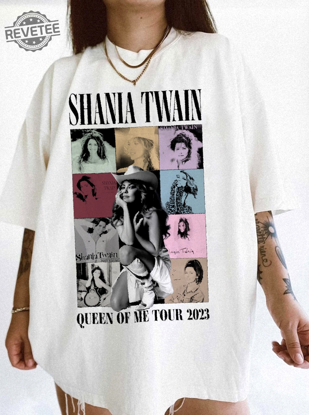 Shania Twain Queen Of Me Tour 2023 Shirt Shania Twain Tshirt Shania Twain Fans Shirt Gift For Fan Men Women Unisex T Shirt Unique