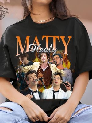 Mattyhealy Vintage Graphic 90S Tshirt Pop Rock Band Homage Graphic T Shirt Unisex Bootleg Retro 90S Fans Tee Custom Photo Shirt Unique revetee 3