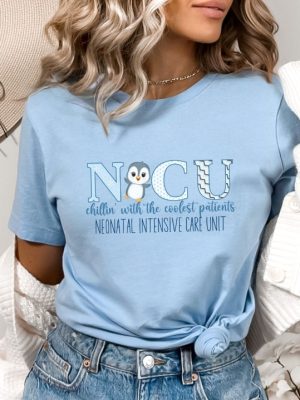 Winter Nicu T Shirt Nicu Christmas Shirt Neonatal Icu Tee Cute Penguin Nurse Tee Nicu Holiday Shirts Nicu Tech Shirt Nicu Squad Tshirt Unique revetee 3