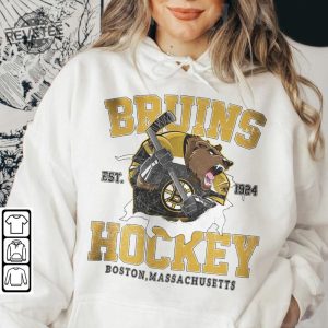 Vintage Bootleg Bruins Ice Hockey Shirt Matt Poitras Milan Lucic Mascot Bootleg Boston Game Day Hockey Fan Unisex Sweatshirt Unique revetee 4