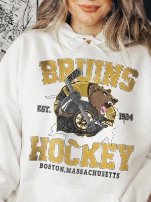 Vintage Bootleg Bruins Ice Hockey Shirt Matt Poitras Milan Lucic Mascot Bootleg Boston Game Day Hockey Fan Unisex Sweatshirt Unique revetee 4