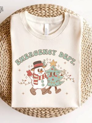 Christmas Emergency Department Shirts Christmas Er Nurse Tshirt Ed Nurse Er Crew Er Squad Holiday Er Shirts Xmas Gift For Er Nurse Tee Unique revetee 4