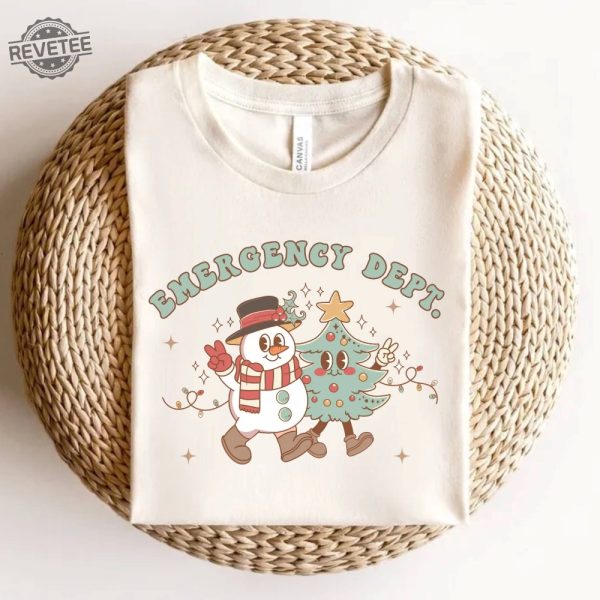 Christmas Emergency Department Shirts Christmas Er Nurse Tshirt Ed Nurse Er Crew Er Squad Holiday Er Shirts Xmas Gift For Er Nurse Tee Unique revetee 4