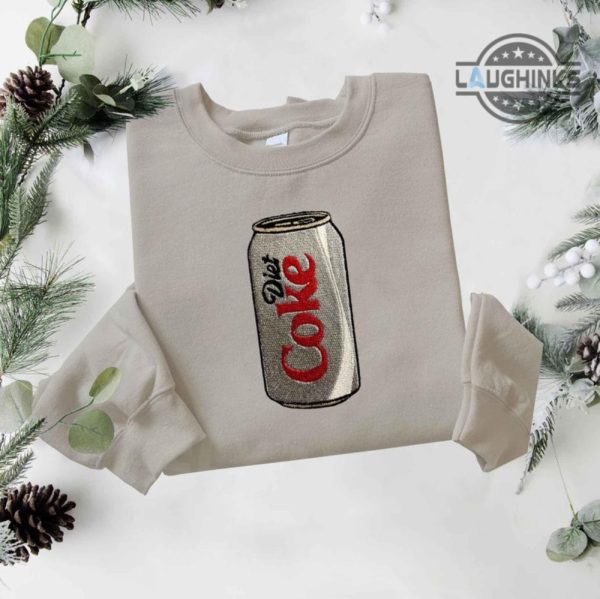 diet coke sweatshirt tshirt hoodie mens womens embroidered diet coke soda can embroidery t shirts funny caffeine coke zero sweater christmas gift laughinks 1