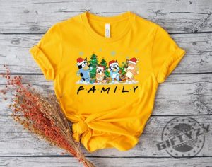 Christmas Bluey Family Shirt Family Bluey Tshirt Bluey Party Sweatshirt Bluey Christmas Hoodie Bluey Theme Shirt giftyzy 10