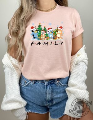 Christmas Bluey Family Shirt Family Bluey Tshirt Bluey Party Sweatshirt Bluey Christmas Hoodie Bluey Theme Shirt giftyzy 13