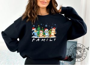 Christmas Bluey Family Shirt Family Bluey Tshirt Bluey Party Sweatshirt Bluey Christmas Hoodie Bluey Theme Shirt giftyzy 7