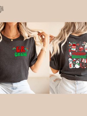 Emergency Department Shirt Christmas Er Crew Sweatshirt Er Er Christmas Shirt Gift For Nurse Emergency Room Emergency Department Gift Unique revetee 2