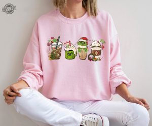 Grinch Christmas Coffee Sweatshirt Christmas Hoodie Grinch Shirt For Women Christmas Coffee Tee Grinch Coffee Grinch Christmas Coffee Unique revetee 5