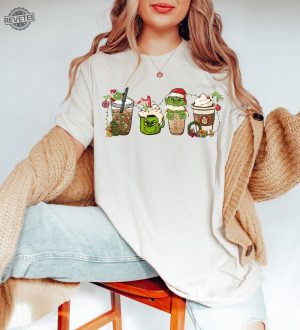 Grinch Christmas Coffee Sweatshirt Christmas Hoodie Grinch Shirt For Women Christmas Coffee Tee Grinch Coffee Grinch Christmas Coffee Unique revetee 6