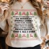 She Brought Me Sprinkle Cookies Ugly Christmas Sweatshirt Rhonj Ugly Crewneck Bravo Gifts Real Housewives Gift Rhonj Quotes Shirt Unique revetee 1