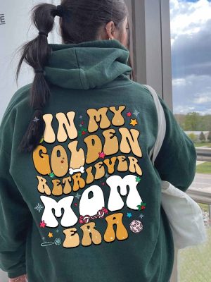 In My Golden Retriever Era Sweatshirt Golden Retriever Christmas Sweatshirt Golden Retriever Xmas Golden Retriever Gifts Dog Mom Shirt Unique revetee 5