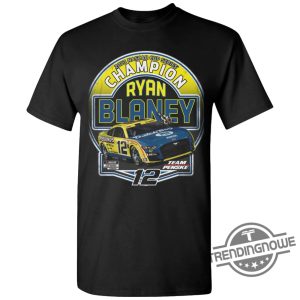 Ryan Blaney Championship Shirt Ryan Blaney Team Penske 2023 NASCAR Cup Series Champion T Shirt trendingnowe.com 2 1