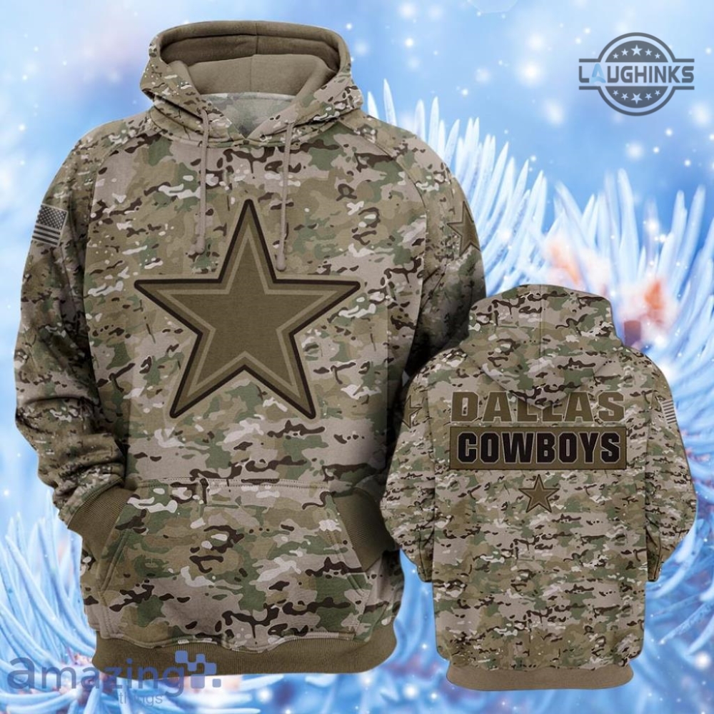 Cowboys Veterans Hoodie Tshirt Sweatshirt Mens Womens Kids All Over Printed Nfl Dallas Cowboys Veterans Day Camouflage Shirts Military Football Game Memorial Gift