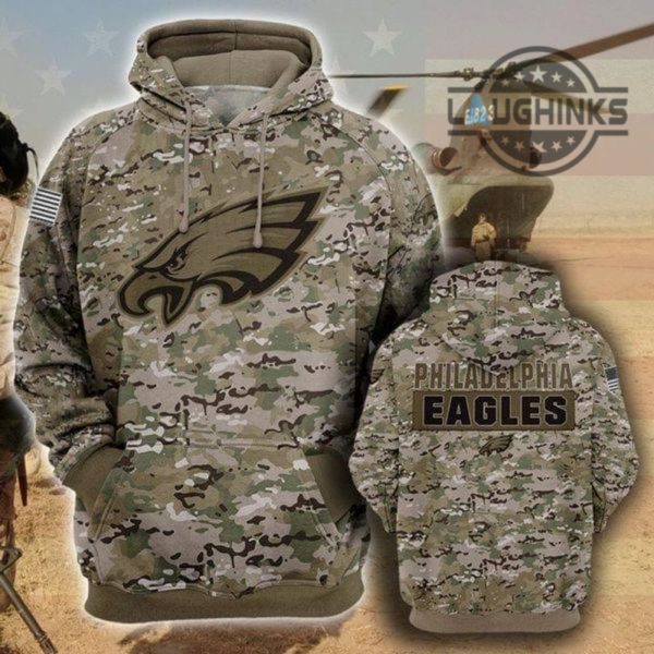 eagles military sweatshirt t shirt hoodie all over printed philadelphia eagles camouflage veteran day memorial shirts eagles army football gift for fans laughinks 1 2