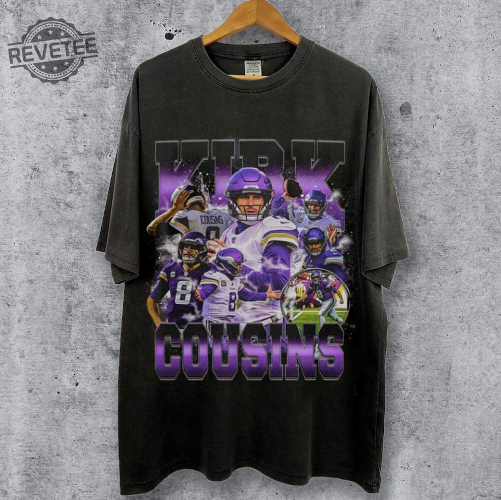 Vintage 90S Graphic Style Kirk Cousins T Shirt Kirk Cousins