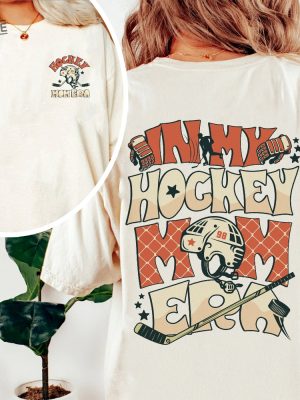 In My Hockey Mom Era Sweatshirt Hockey Mom Crewneck Sports Mom Hoodie Mom Era Shirt Game Day Tee Hockey Life Shirt Hockey Lover Shirt revetee 5