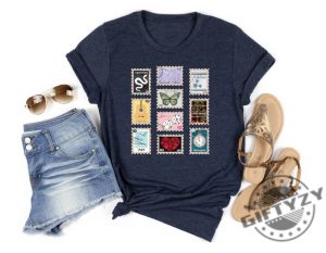 Album Stamps Taylor Tshirt Taylor Album Logo 2023 Sweatshirt The Eras Tour Hoodie Midnights Album Shirt giftyzy 2