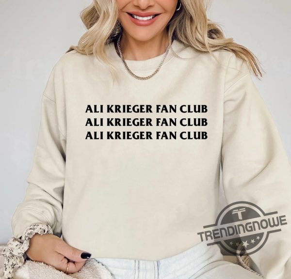 Ali Krieger Fan Club Shirt Ali Krieger Fan Club Sweatshirt Ali Krieger Fan Gifts Ali Krieger T Shirt Ali Krieger Hoodie Gift for Fan trendingnowe.com 1