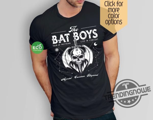 The Bat Boys Fan Club Shirt Vintage The Night Court A Court Of Thorn And Roses Merch T Shirt Sarah J Maas Shirt trendingnowe.com 2