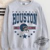 Houston Football Sweatshirt Vintage Style Houston Football Crewneck Football Sweatshirt Houston Crewneck Football Fan Gift trendingnowe.com 3