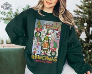 Grinchmas Eras Tour Shirt The Eras Tour Christmas Shirt Grinchmas Shirt Merry Christmas Gift For Christmas Party Shirt revetee 1