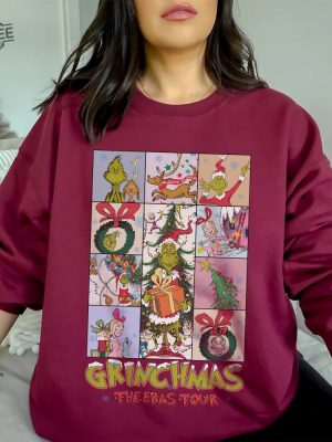 Grinchmas Eras Tour Shirt The Eras Tour Christmas Shirt Grinchmas Shirt Merry Christmas Gift For Christmas Party Shirt revetee 3