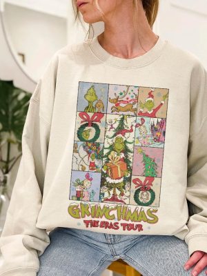 Grinchmas Eras Tour Shirt The Eras Tour Christmas Shirt Grinchmas Shirt Merry Christmas Gift For Christmas Party Shirt revetee 6