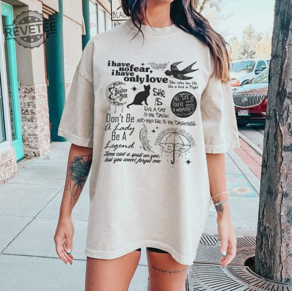 Retro Stevie Nicks Comfort Color Shirt Vintage Stevie Nicks Fleetwood Mac Line Art Tee Stevie Nicks Full Tracklist Tour 2023 Shirt revetee 1