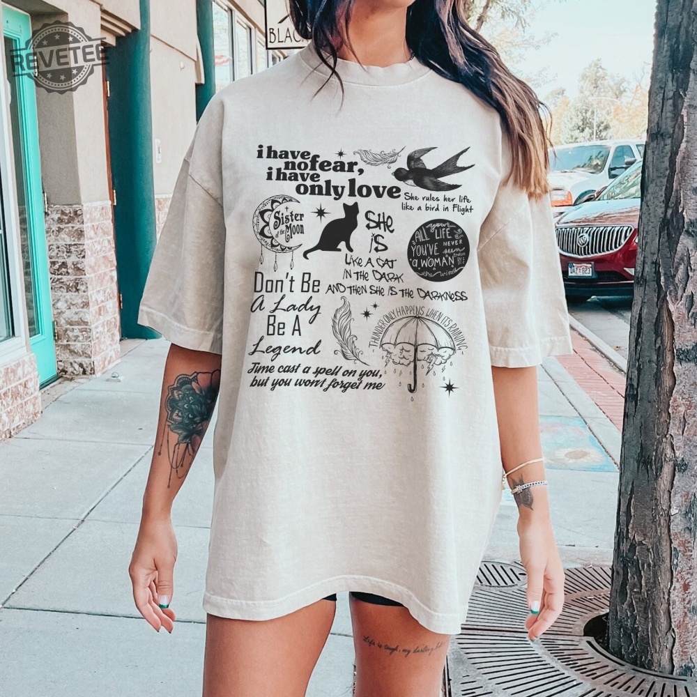 Retro Stevie Nicks Comfort Color Shirt Vintage Stevie Nicks Fleetwood Mac Line Art Tee Stevie Nicks Full Tracklist Tour 2023 Shirt