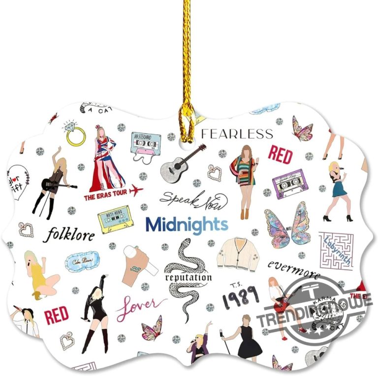 Eras Tour 2023 Ornament Taylor Swift Ornament Music Themed Christmas ...
