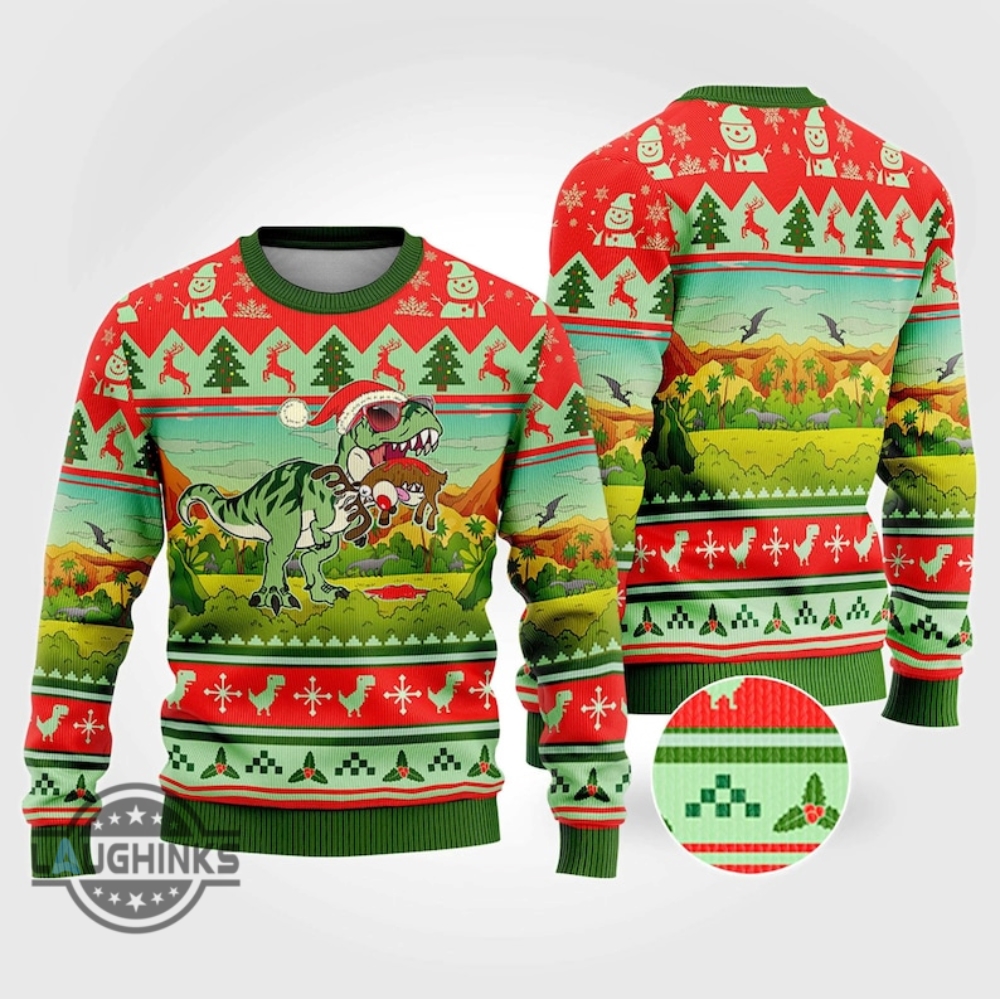 Dinosaur discount xmas jumper