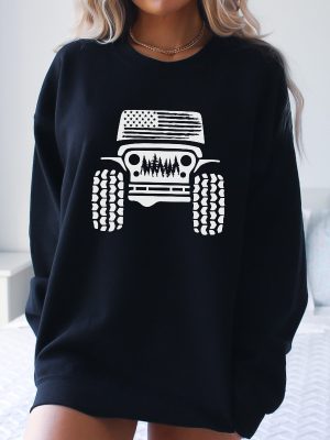 American Off Road Sweatshirt American Off Road Shirt 4X4 Sweatshirt Jeep Rubicon Sweatshirt Us Off Road Shirt Usa Flag Sweatshirt Usa Unique revetee 2