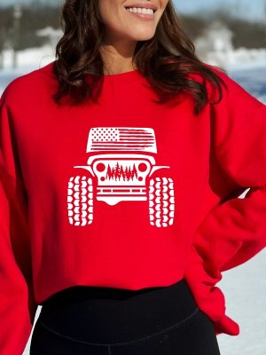 American Off Road Sweatshirt American Off Road Shirt 4X4 Sweatshirt Jeep Rubicon Sweatshirt Us Off Road Shirt Usa Flag Sweatshirt Usa Unique revetee 4