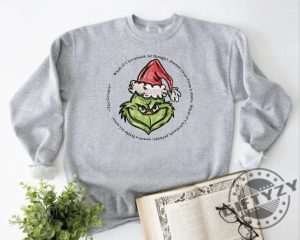 Christmas Grinch Funny Tshirt Grinch Christmas Sweatshirt Christmas Hoodie Grinchmas Shirt giftyzy 5