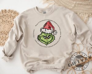 Christmas Grinch Funny Tshirt Grinch Christmas Sweatshirt Christmas Hoodie Grinchmas Shirt giftyzy 9