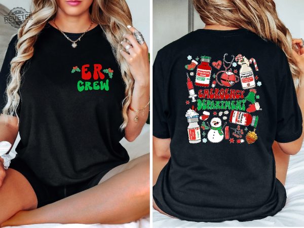 Emergency Department Shirt Christmas Er Crew Sweatshirt Er Christmas Shirt Gift For Nurse Emergency Room Emergency Department Gift Unique revetee 3