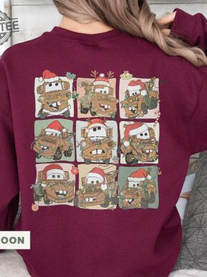 Disney Cars Christmas Sweatshirt Tow Mater Christmas Shirt Cars Land Christmas Shirt Disneyworld Shirts Disney Cars Land Trip Shirt Unique revetee 4