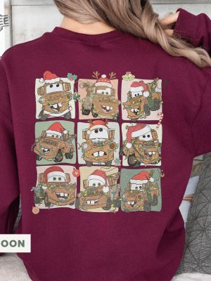 Disney Cars Christmas Sweatshirt Tow Mater Christmas Shirt Cars Land Christmas Shirt Disneyworld Shirts Disney Cars Land Trip Shirt Unique revetee 9