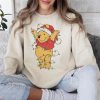 Vintage Pooh Christmas Light Sweatshirt The Most Wonderful Time Of The Year Winnie The Pooh Christmas Lights Sweatshirt Pooh Sweatshirt Unique revetee 1