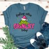 Feeling Extra Grinchy Today Shirt Retro Grinch Tshirt Grinch Pink Christmas Sweatshirt Grinchmas Hoodie Pink Christmas Gift giftyzy 2