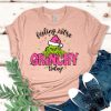 Feeling Extra Grinchy Today Shirt Retro Grinch Tshirt Grinch Pink Christmas Sweatshirt Grinchmas Hoodie Pink Christmas Gift giftyzy 7