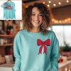 Merry Christmas Sweatshirt Womens Christmas Shirt Holiday Crewneck Pullover Festive Sweatshirt Cozy Holiday Sweater Unique revetee 1