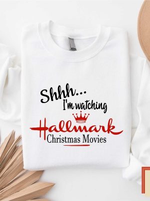 This Is My Movie Watching Sweatshirts Hallmark Christmas Movies Shirt Holiday Spirit Shirts Gift For Her Cute Christmas Shirt Christmas Unique revetee 4